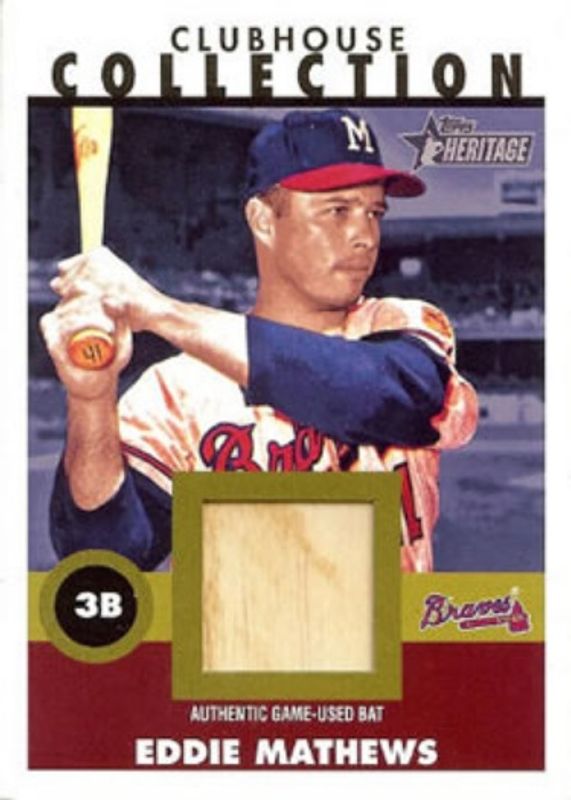 2001 Topps Heritage #THCC-EM Clubhouse Collection Relics /52