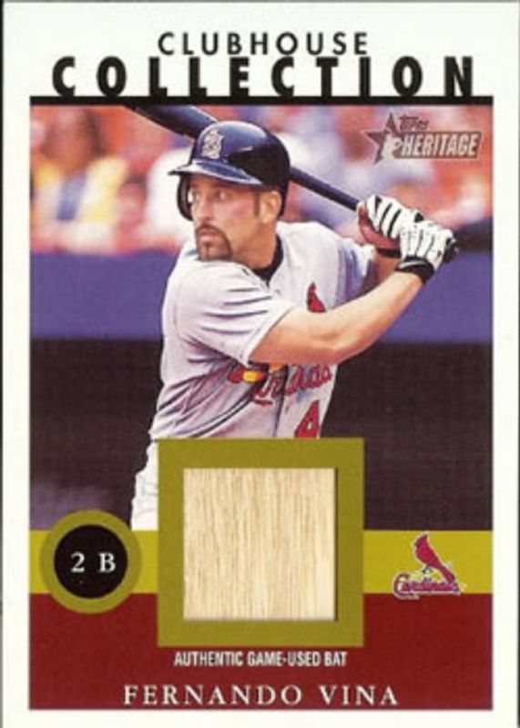 2001 Topps Heritage #THCC-FV Clubhouse Collection Relics /52