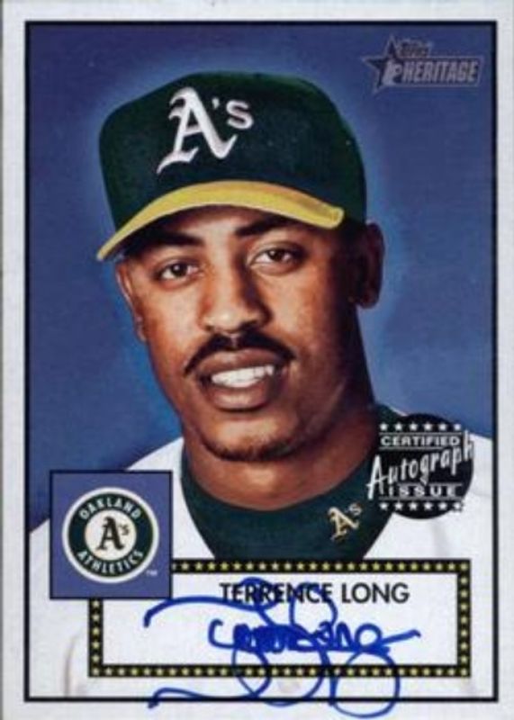 2001 Topps Heritage #THA-TL Real One Autographs