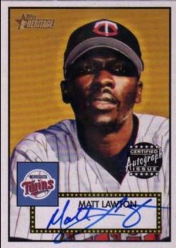 2001 Topps Heritage #THA-ML Real One Autographs