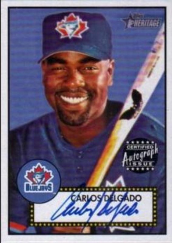 2001 Topps Heritage #THA-CD Real One Autographs