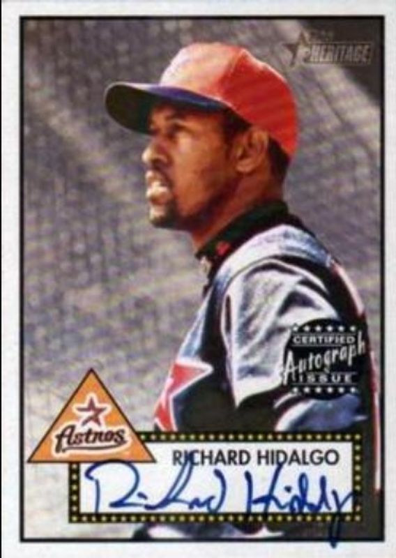 2001 Topps Heritage #THA-RH Real One Autographs