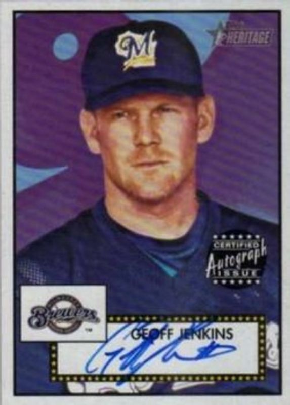 2001 Topps Heritage #THA-GJ Real One Autographs