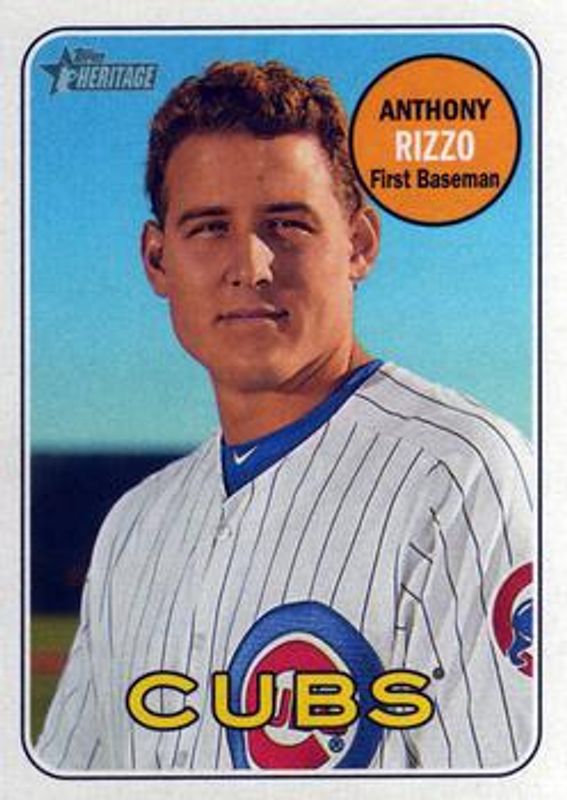 Anthony Rizzo 2018 Topps Heritage #20 Base RAW