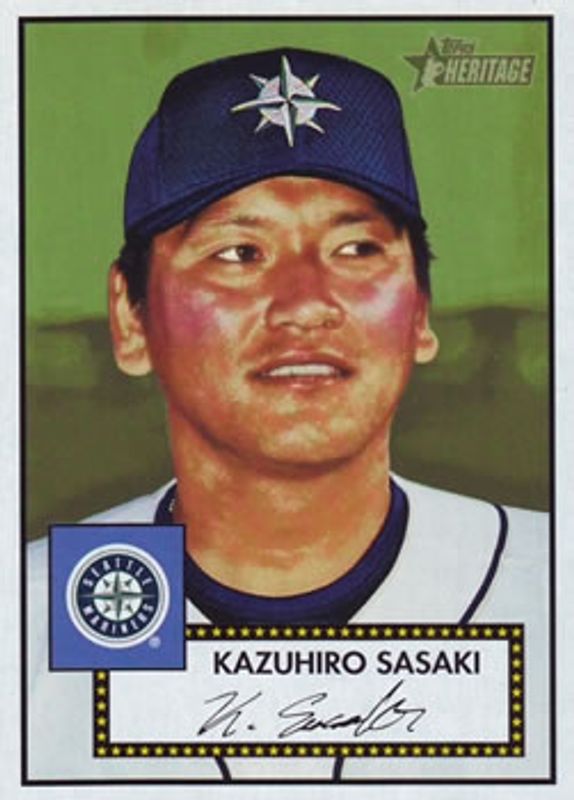 Kazuhiro Sasaki 2001 Topps Heritage #118 Base RAW