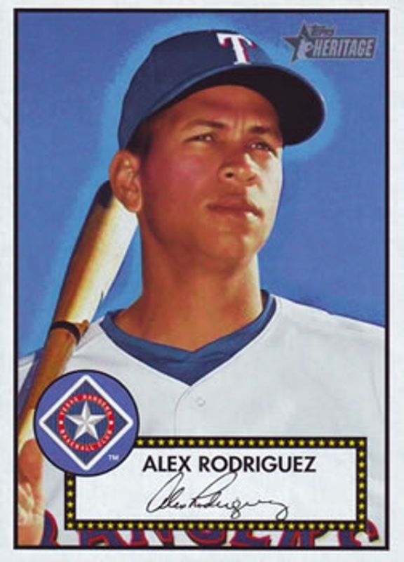 Alex Rodriguez 2001 Topps Heritage #12a Base RAW