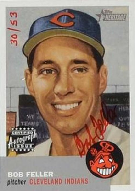 2002 Topps Heritage #RO-BF Real One Autographs - Red Ink /53
