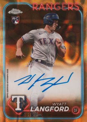 2024 Topps Chrome Update #RA-WL Autographs - Gold & Orange Lava Lamp Refractor /35