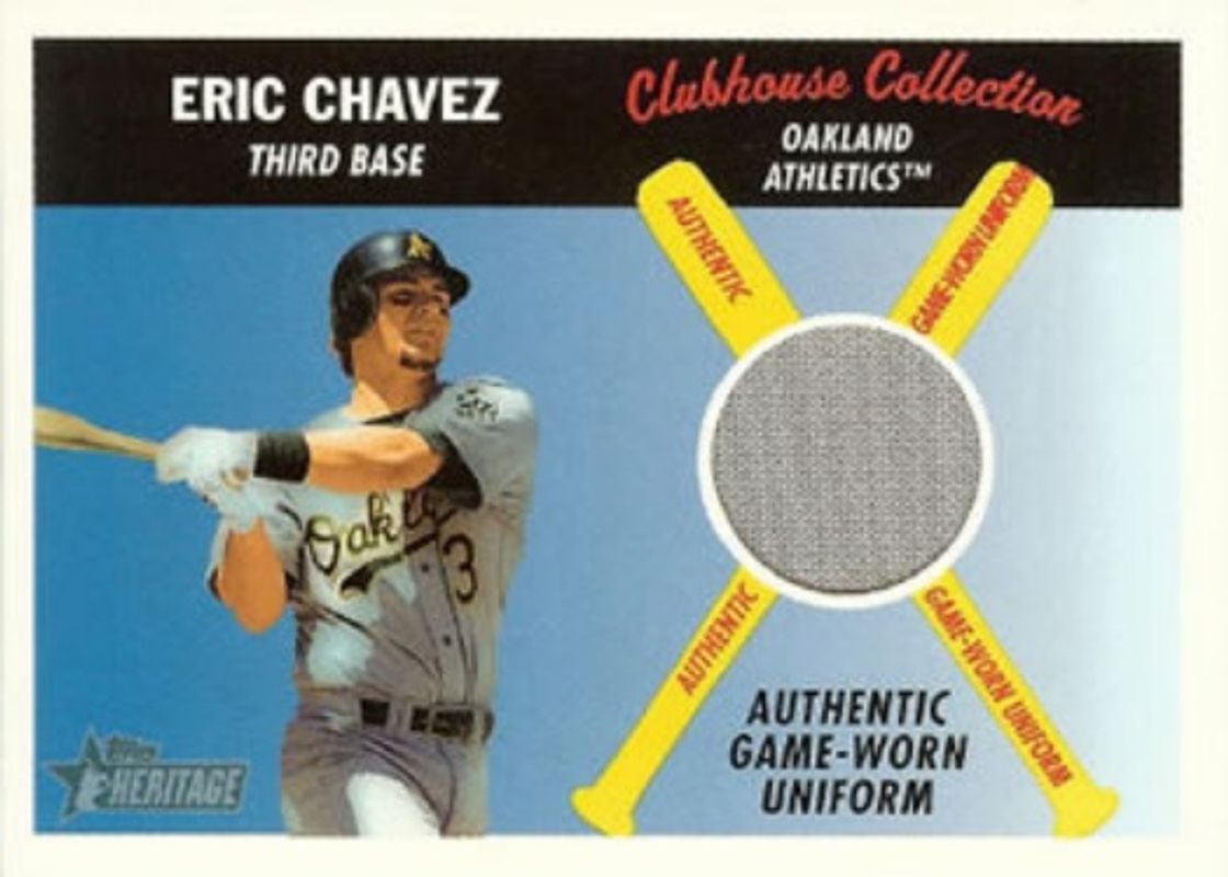 2004 Topps Heritage #CCR-EC Clubhouse Collection Relics