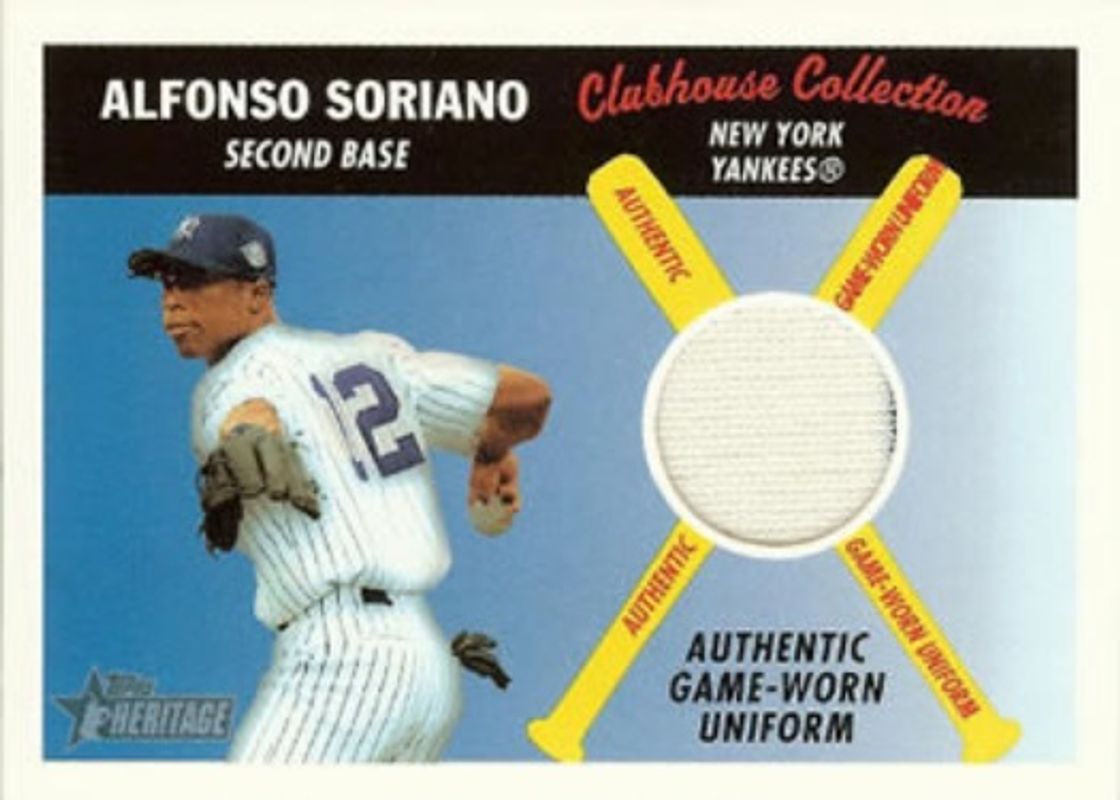 2004 Topps Heritage #CCR-AS Clubhouse Collection Relics