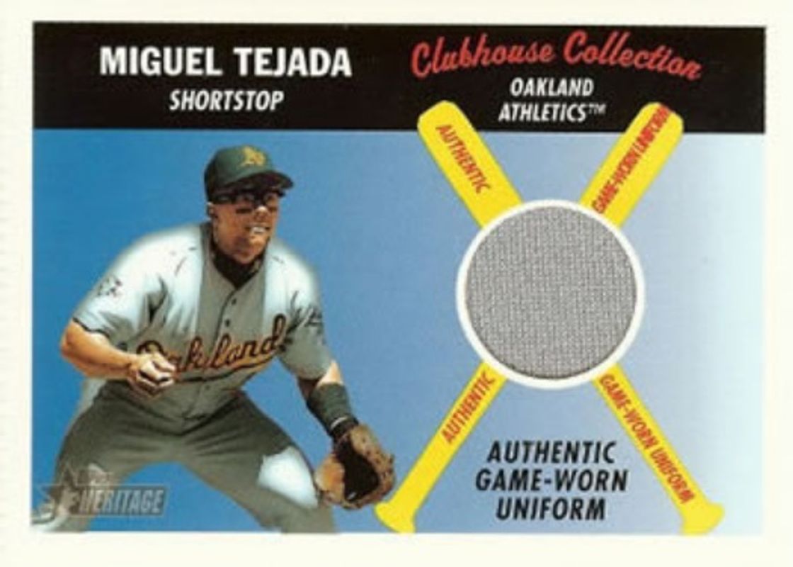 2004 Topps Heritage #CCR-MT Clubhouse Collection Relics