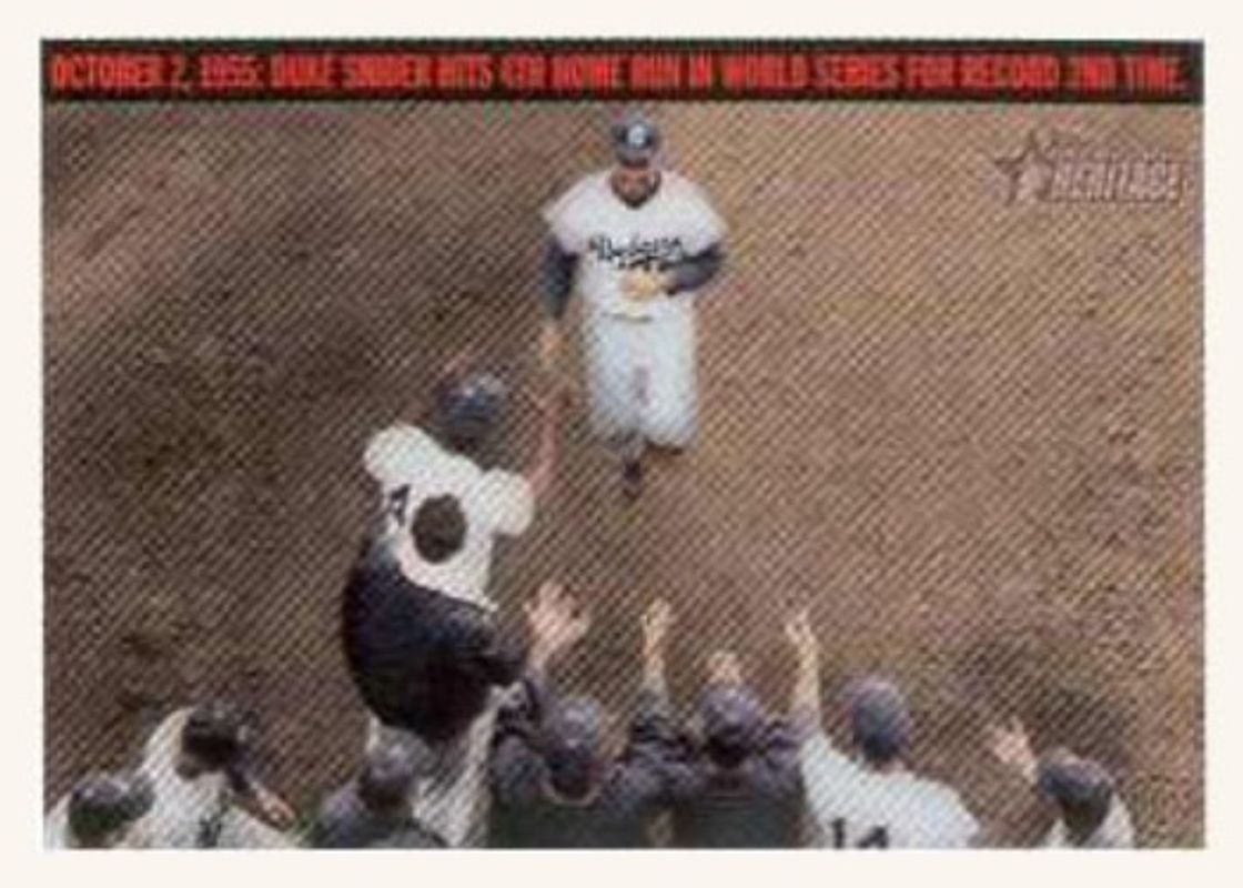 Duke Snider 2004 Topps Heritage #F1 Flashbacks RAW