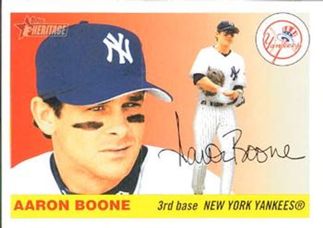 Aaron Boone 2004 Topps Heritage #118 Base RAW