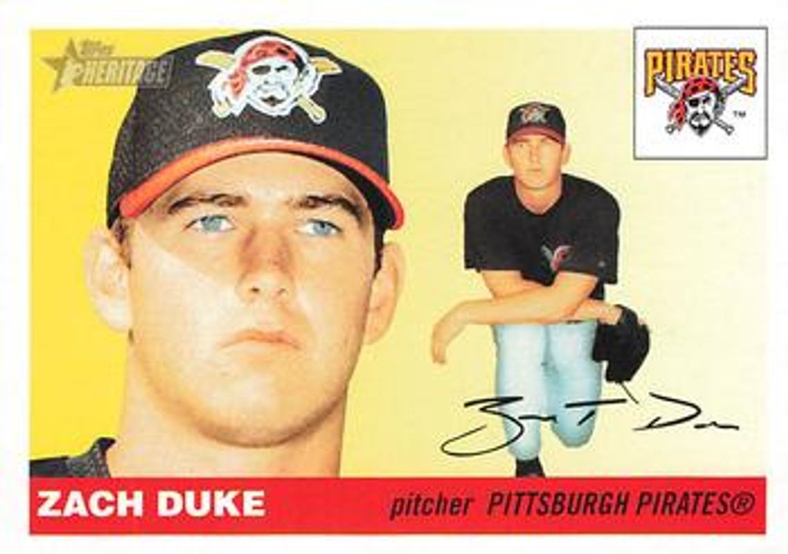 Zach Duke 2004 Topps Heritage #164 Base Rookie RAW