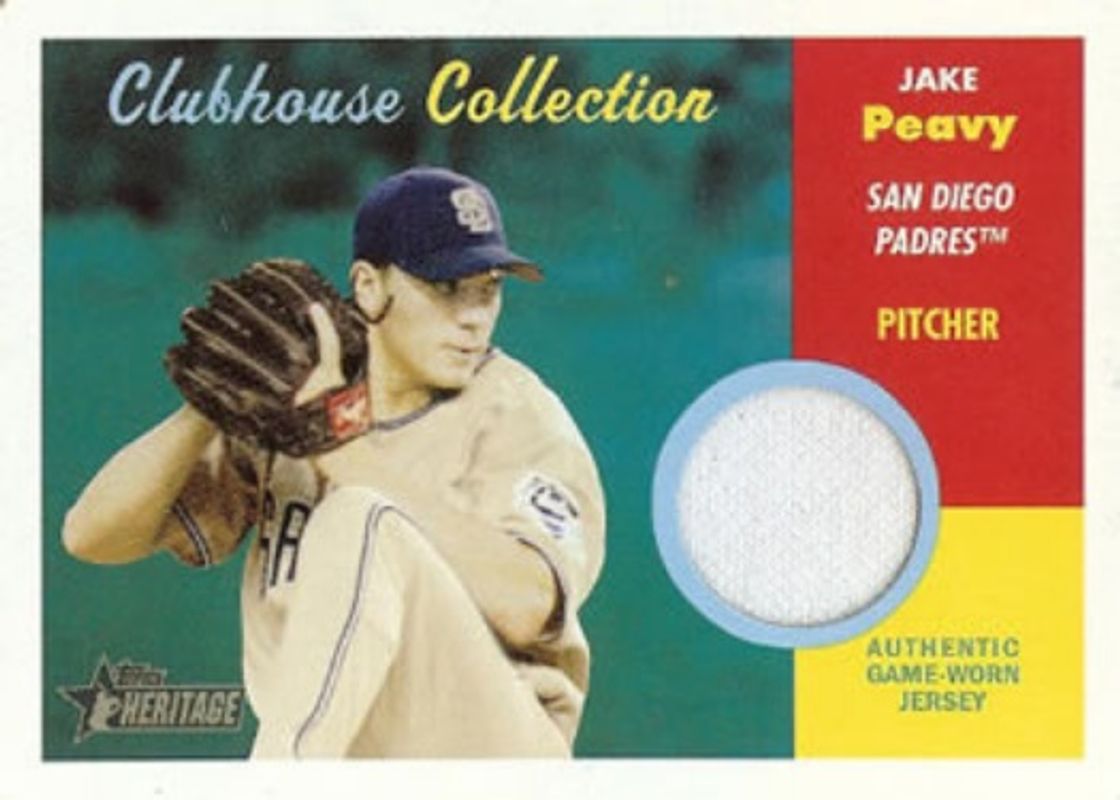 2006 Topps Heritage #CC-JP Clubhouse Collection Relics
