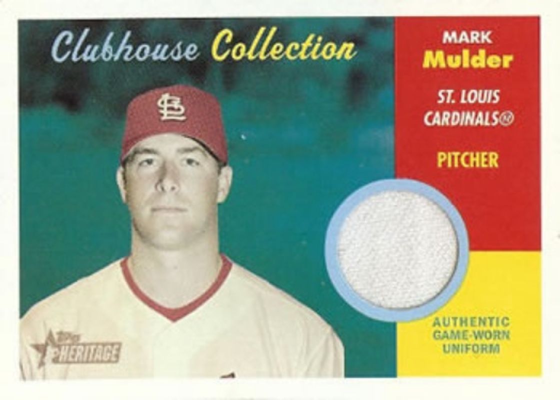 2006 Topps Heritage #CC-MMU Clubhouse Collection Relics