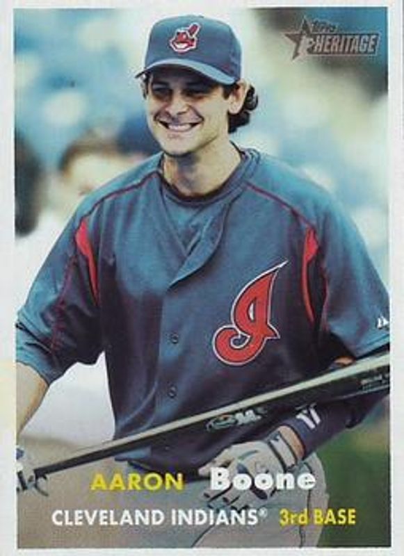Aaron Boone 2006 Topps Heritage #102 Base RAW