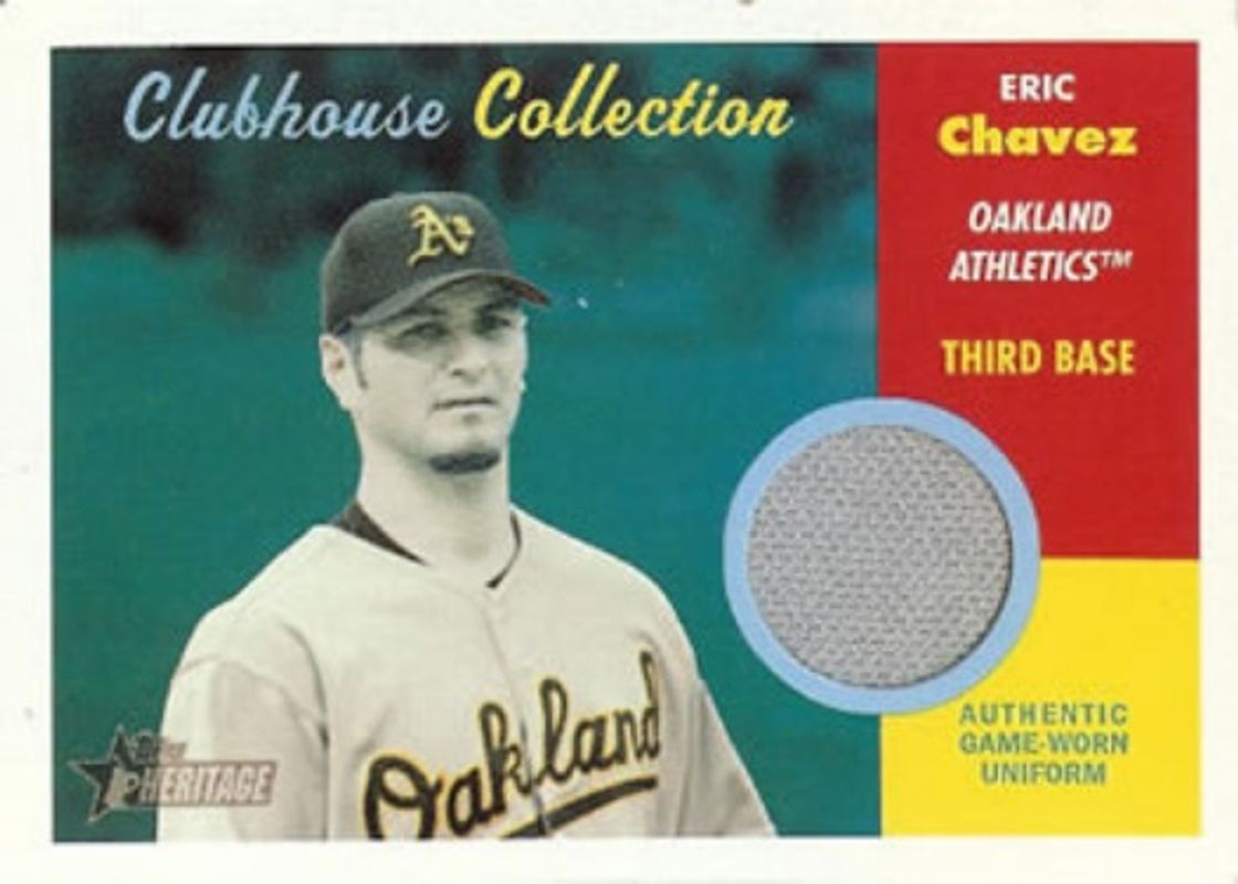 2006 Topps Heritage #CC-EC Clubhouse Collection Relics