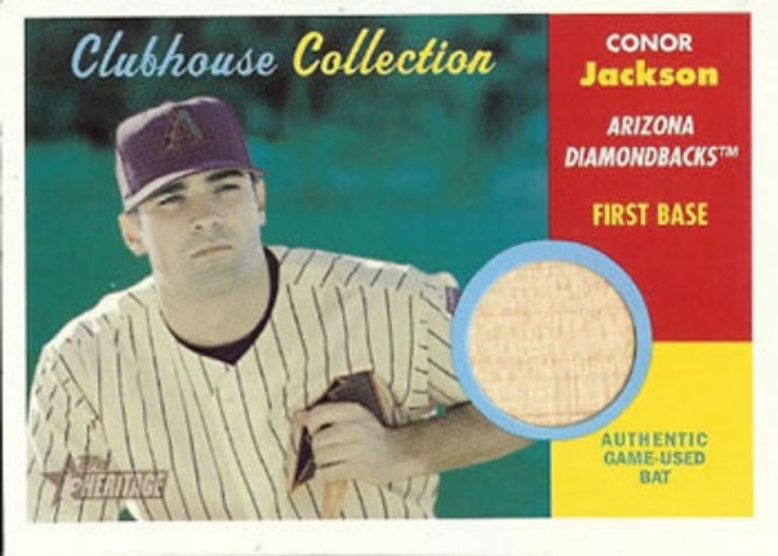2006 Topps Heritage #CC-CJ Clubhouse Collection Relics