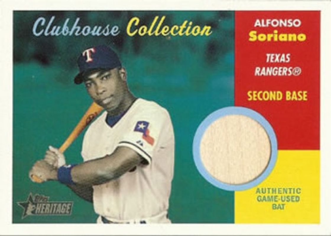 2006 Topps Heritage #CC-AS Clubhouse Collection Relics