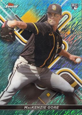2022 Topps Finest #22 Aqua Shimmer Refractor /175