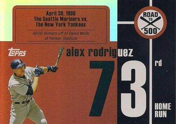 2007 Topps Heritage #ARHR73 Alex Rodriguez: Road to 500