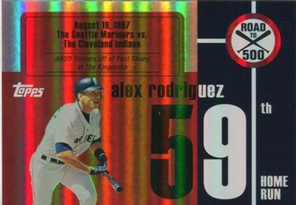 2007 Topps Heritage #ARHR59 Alex Rodriguez: Road to 500