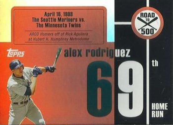 2007 Topps Heritage #ARHR69 Alex Rodriguez: Road to 500