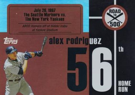 2007 Topps Heritage #ARHR56 Alex Rodriguez: Road to 500