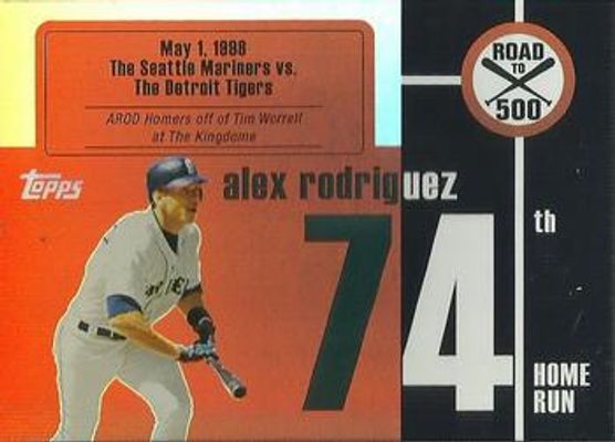 2007 Topps Heritage #ARHR74 Alex Rodriguez: Road to 500