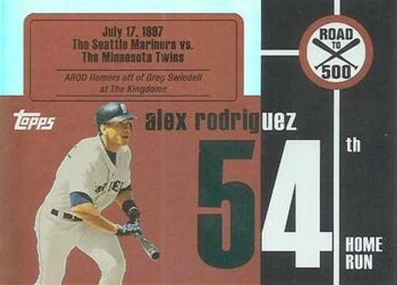2007 Topps Heritage #ARHR54 Alex Rodriguez: Road to 500