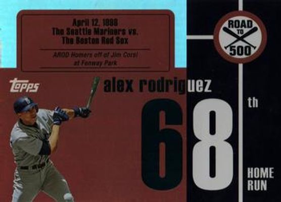 2007 Topps Heritage #ARHR68 Alex Rodriguez: Road to 500