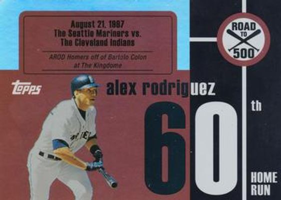 2007 Topps Heritage #ARHR60 Alex Rodriguez: Road to 500