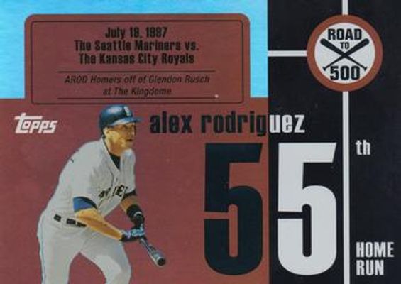2007 Topps Heritage #ARHR55 Alex Rodriguez: Road to 500