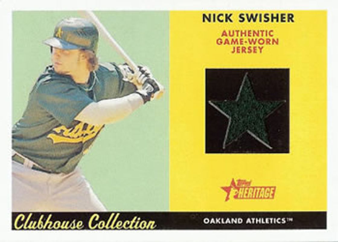 2007 Topps Heritage #CC-NS Clubhouse Collection Relics