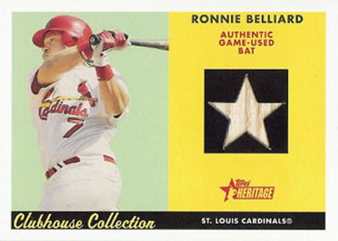 2007 Topps Heritage #CC-RB Clubhouse Collection Relics