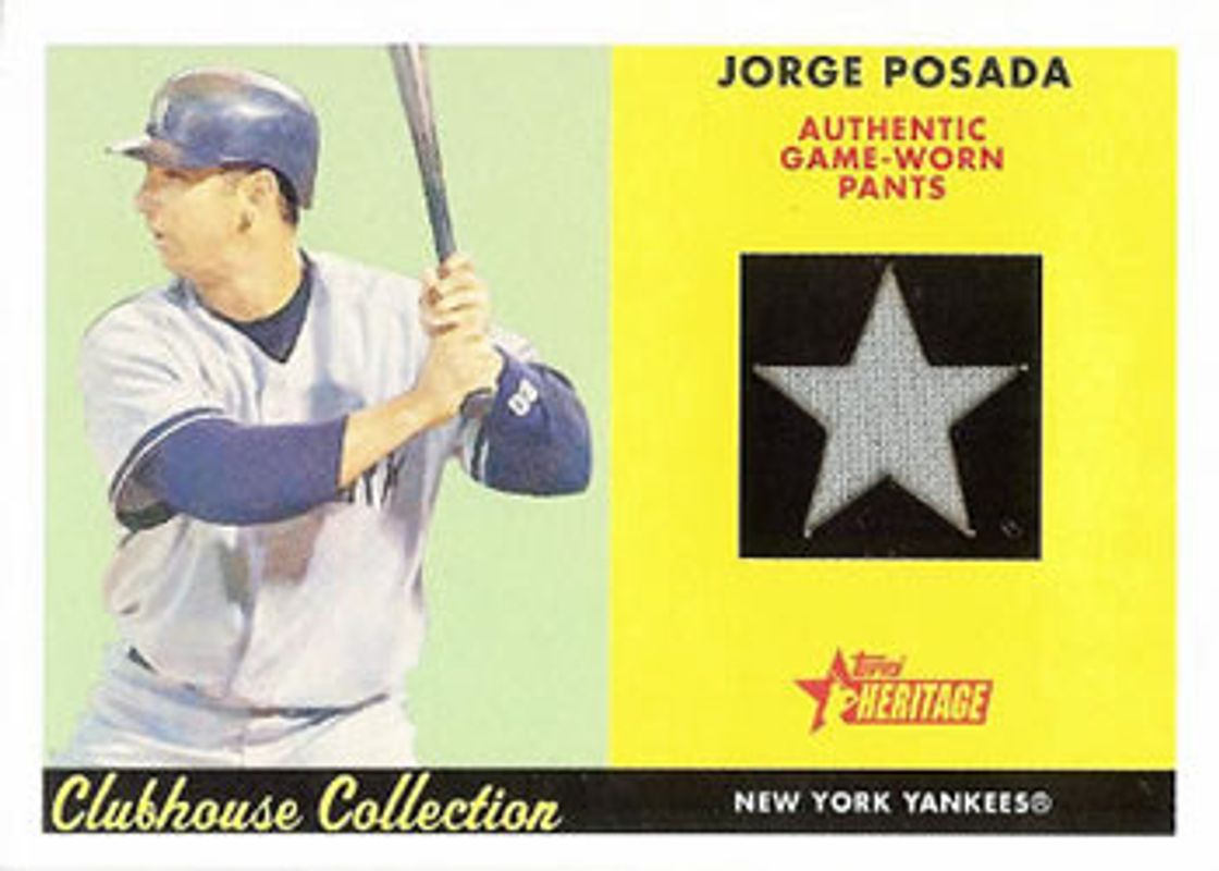 2007 Topps Heritage #CC-JRP Clubhouse Collection Relics