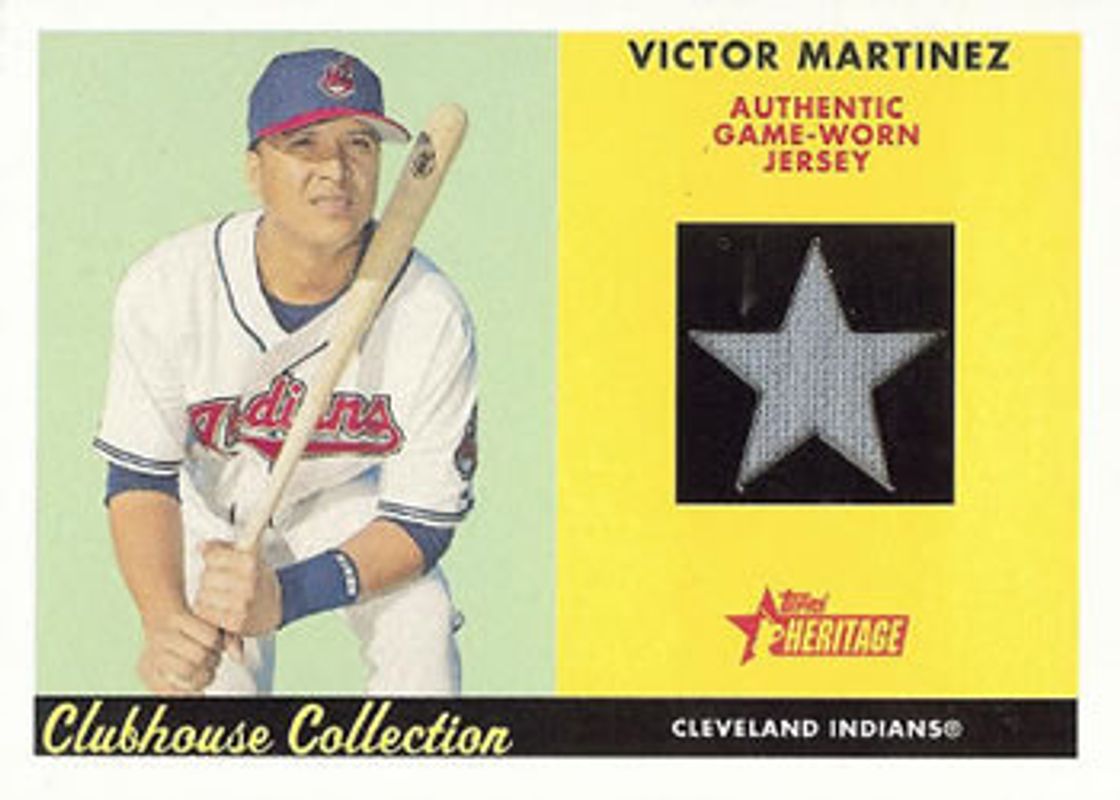 2007 Topps Heritage #CC-VM Clubhouse Collection Relics