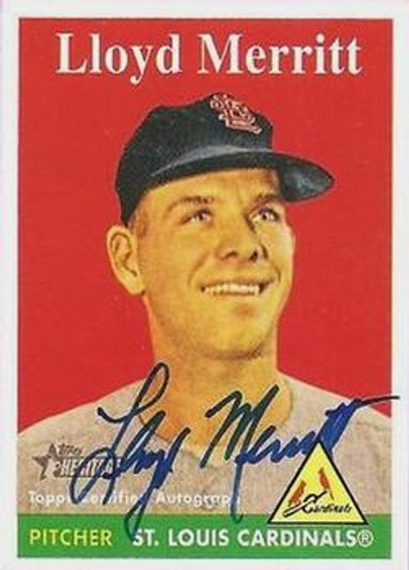 2007 Topps Heritage #ROA-LM Real One Autographs