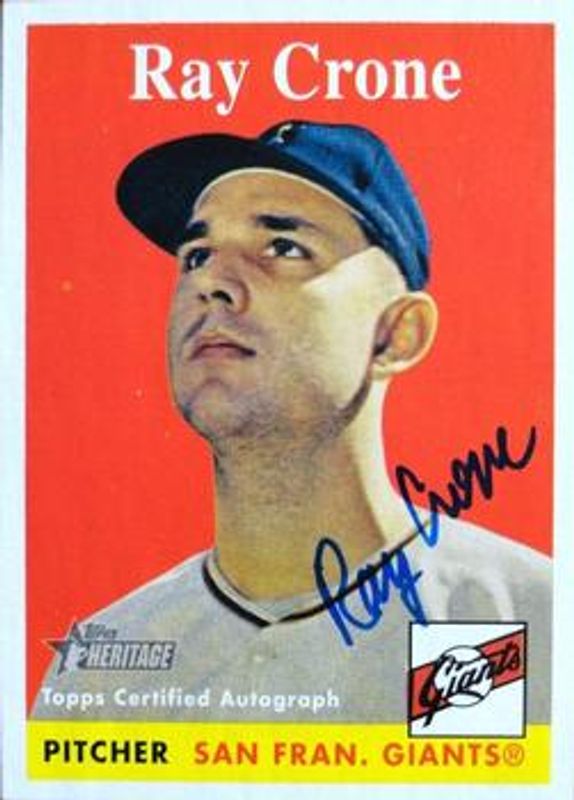 2007 Topps Heritage #ROA-RC Real One Autographs