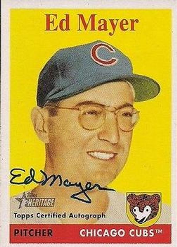 2007 Topps Heritage #ROA-EN Real One Autographs