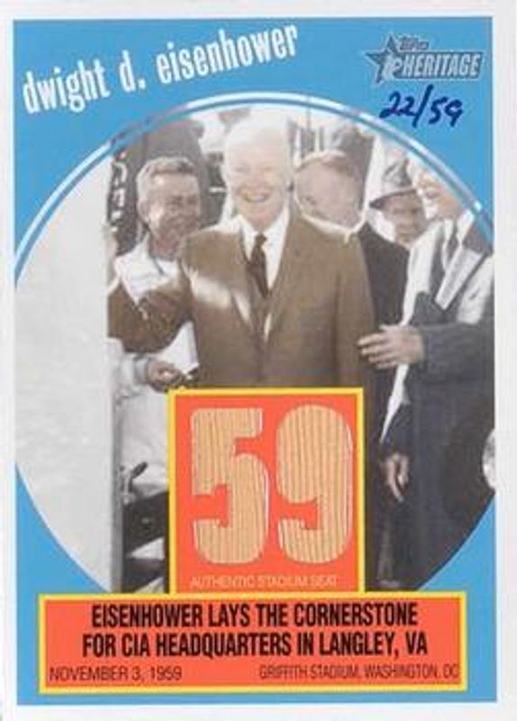 2008 Topps Heritage #FR-DE Flashbacks Seat Relics /59