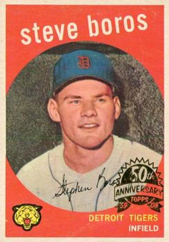 2008 Topps Heritage #331 50th Anniversary Buybacks