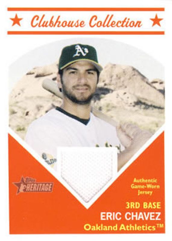 2008 Topps Heritage #CCEC Clubhouse Collection Relics