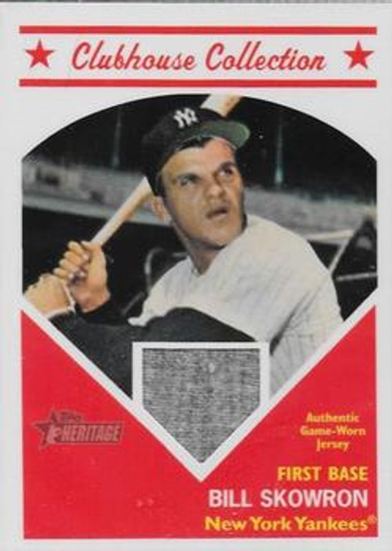 2008 Topps Heritage #HCCBS Clubhouse Collection Relics
