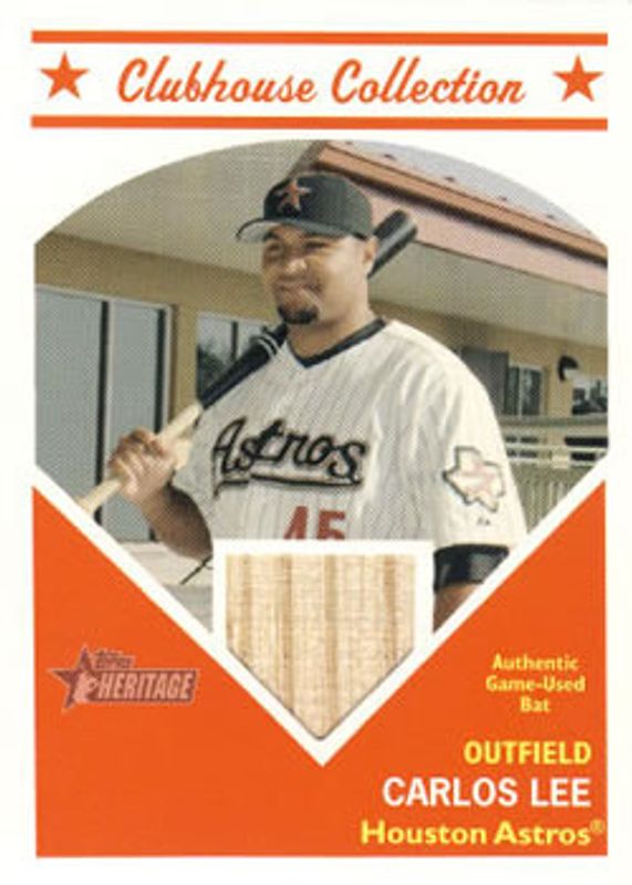 2008 Topps Heritage #CCCL Clubhouse Collection Relics