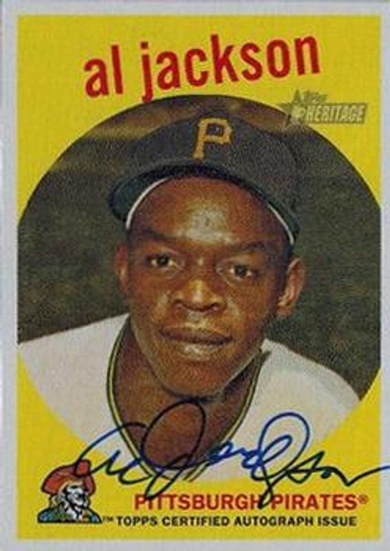 2008 Topps Heritage #ROA-AJ Real One Autographs