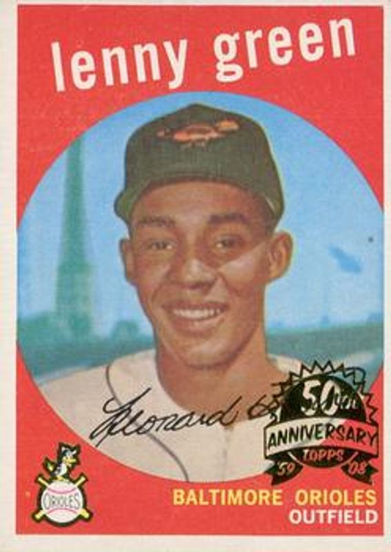 2008 Topps Heritage #209b 50th Anniversary Buybacks