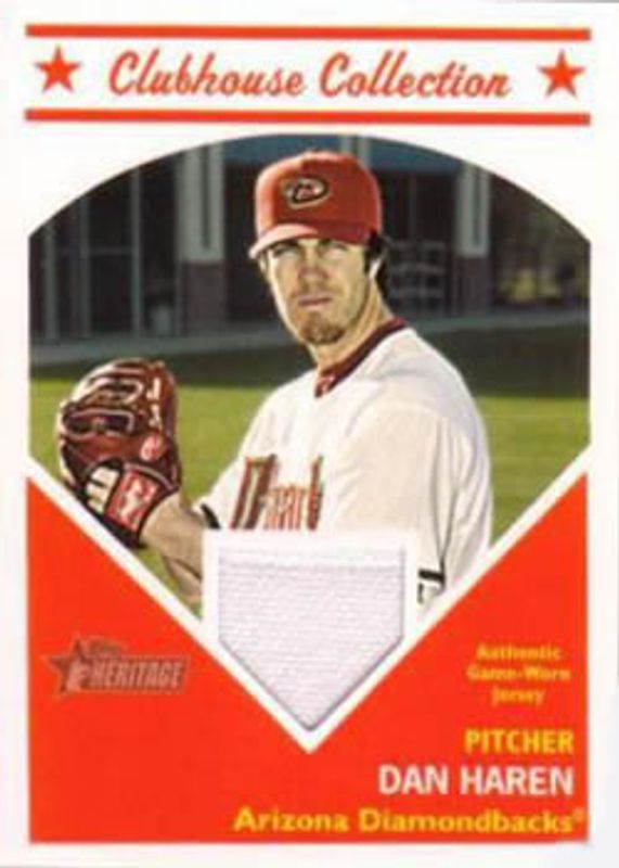 2008 Topps Heritage #HCCDH Clubhouse Collection Relics