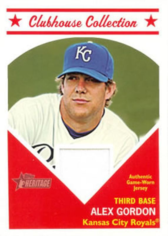 2008 Topps Heritage #HCCAG Clubhouse Collection Relics